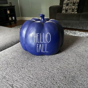 Rae Dunn Accents - Rae dunn XL hello fall blue pumpkin Rae Dunn Accents - Rae dunn XL hello fall blue pumpkin